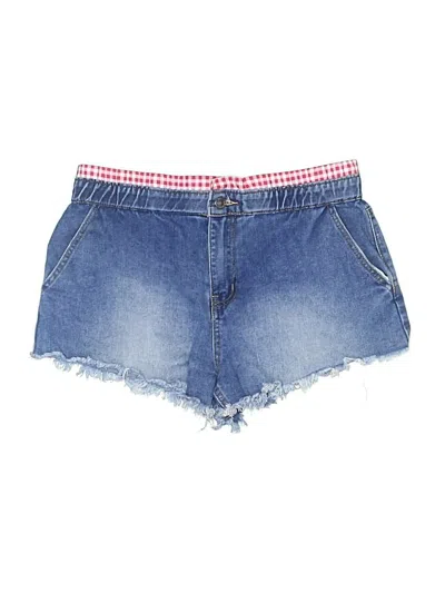 Pre-owned Assorted Brands Denim Shorts In Blue
