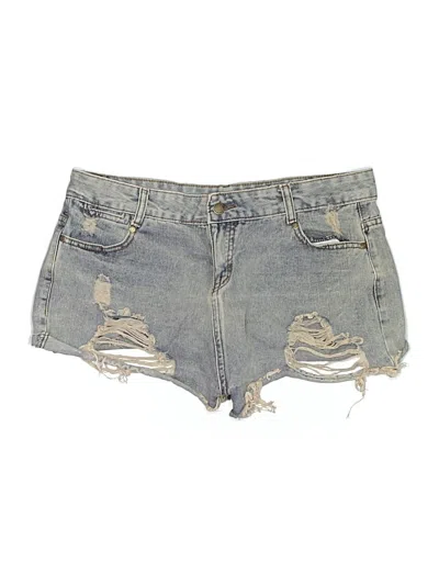 Pre-owned Assorted Brands Denim Shorts In Blue