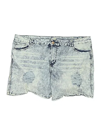 Pre-owned Assorted Brands Denim Shorts In Blue