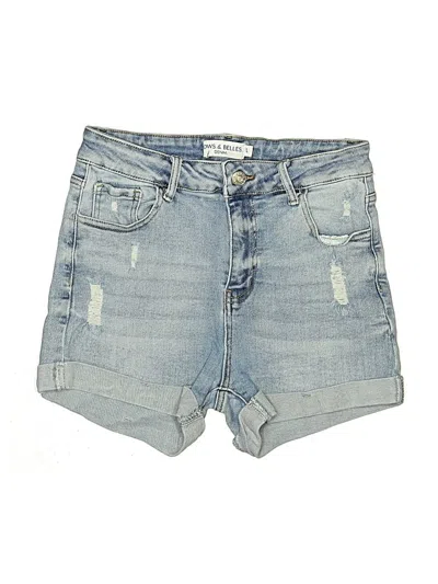 Pre-owned Assorted Brands Denim Shorts In Blue