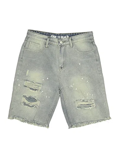 Pre-owned Assorted Brands Denim Shorts In Gray