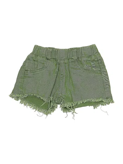 Pre-owned Assorted Brands Kids' Denim Shorts In Green