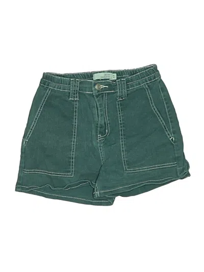 Pre-owned Assorted Brands Denim Shorts In Green