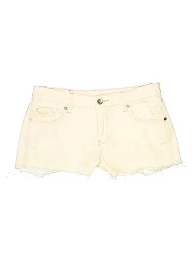 Pre-owned Assorted Brands Denim Shorts In Orange