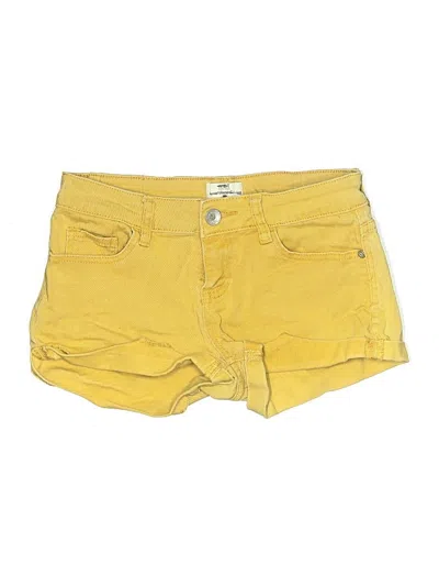 Pre-owned Assorted Brands Denim Shorts In Yellow