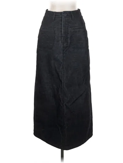 Pre-owned Assorted Brands Denim Skirt In Black