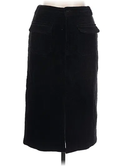 Pre-owned Assorted Brands Denim Skirt In Black