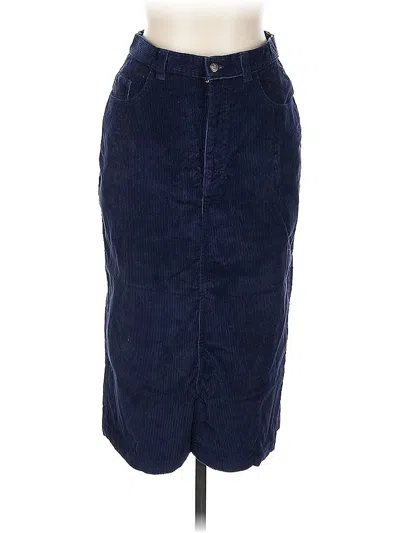 Pre-owned Assorted Brands Denim Skirt In Blue