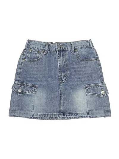 Pre-owned Assorted Brands Denim Skirt In Blue