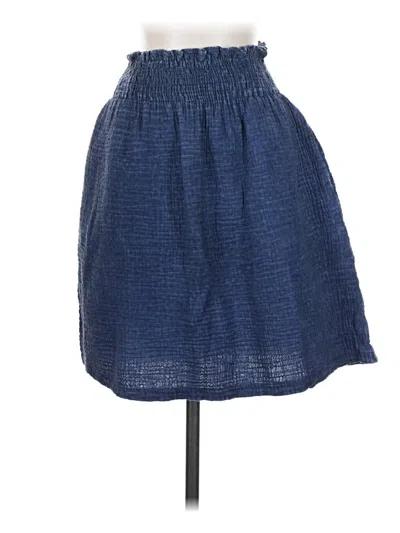 Pre-owned Assorted Brands Denim Skirt In Blue