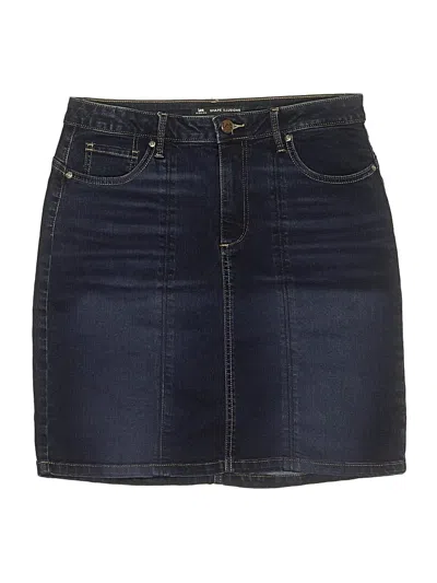 Pre-owned Assorted Brands Denim Skirt In Blue