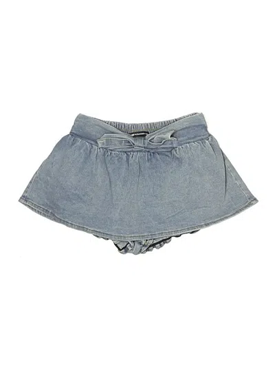 Pre-owned Assorted Brands Kids' Denim Skirt In Blue