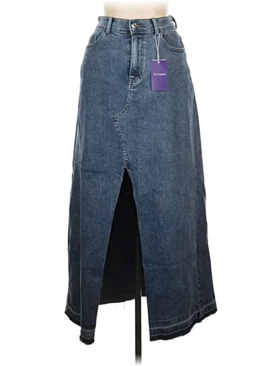 Assorted Brands Denim Skirt In Blue