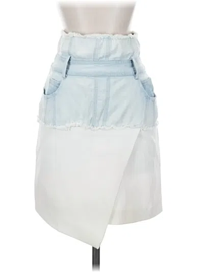 Pre-owned Assorted Brands Denim Skirt In Blue