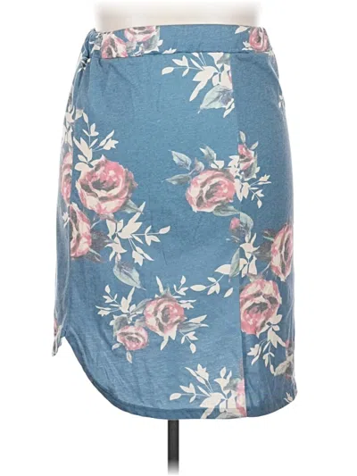 Pre-owned Assorted Brands Denim Skirt In Blue