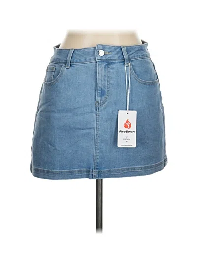 Assorted Brands Denim Skirt In Blue