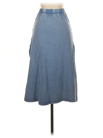 Pre-owned Assorted Brands Denim Skirt In Blue
