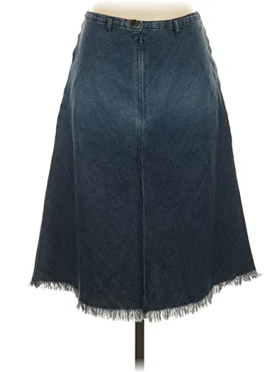 Pre-owned Assorted Brands Denim Skirt In Blue
