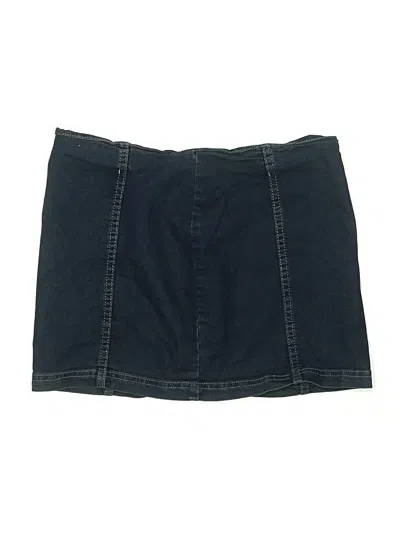 Pre-owned Assorted Brands Kids' Denim Skirt In Blue