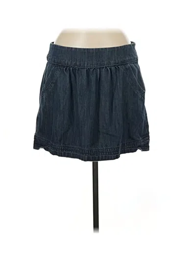 Pre-owned Assorted Brands Denim Skirt In Blue