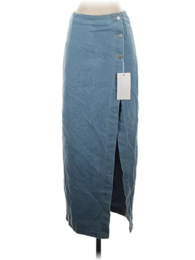 Assorted Brands Denim Skirt In Blue