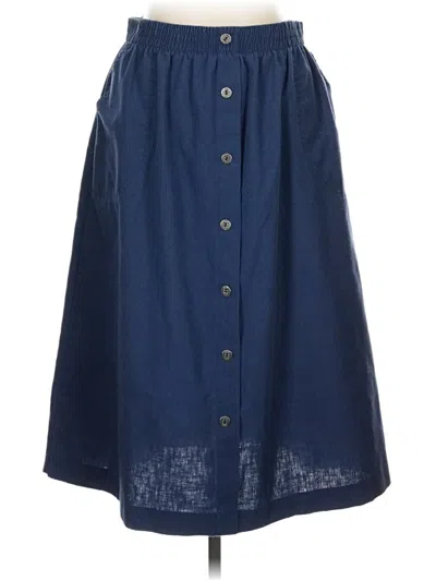 Pre-owned Assorted Brands Denim Skirt In Blue
