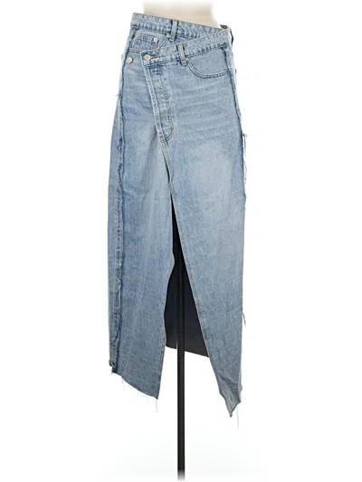 Pre-owned Assorted Brands Denim Skirt In Blue