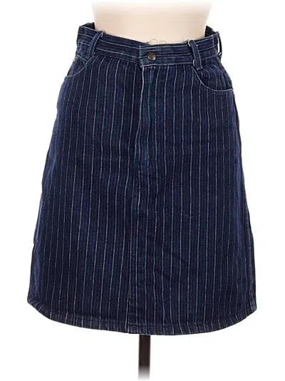 Pre-owned Assorted Brands Denim Skirt In Blue