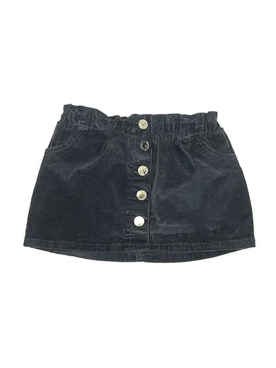 Pre-owned Assorted Brands Kids' Denim Skirt In Gray