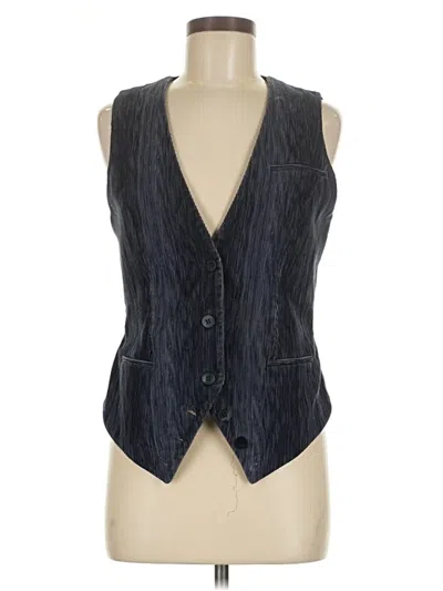 Pre-owned Assorted Brands Denim Vest In Blue