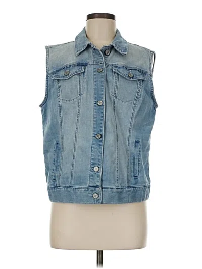 Pre-owned Assorted Brands Denim Vest In Blue