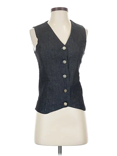 Pre-owned Assorted Brands Denim Vest In Blue