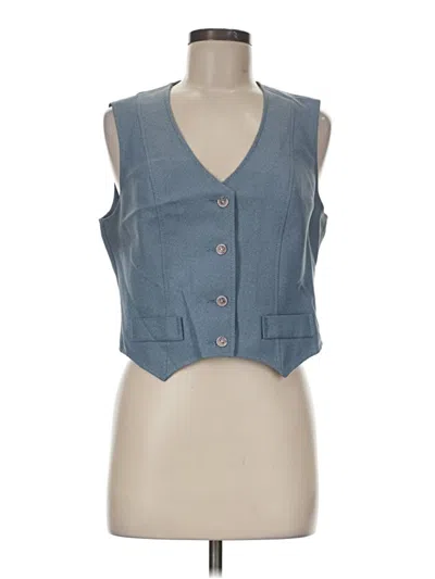 Pre-owned Assorted Brands Denim Vest In Blue