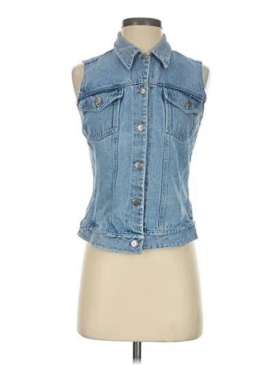 Pre-owned Assorted Brands Denim Vest In Blue