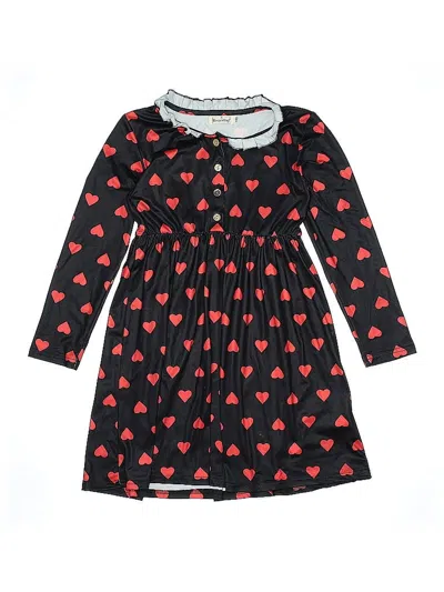Pre-owned Assorted Brands Kids' Dress In Black