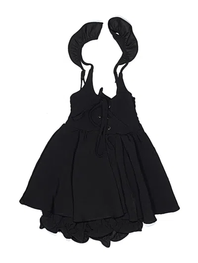 Pre-owned Assorted Brands Kids' Dress In Black