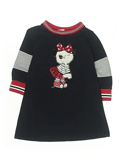 Pre-owned Assorted Brands Kids' Dress In Black