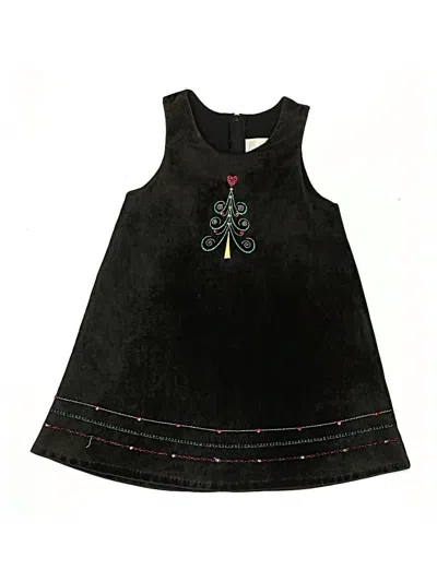 Pre-owned Assorted Brands Kids' Dress In Black