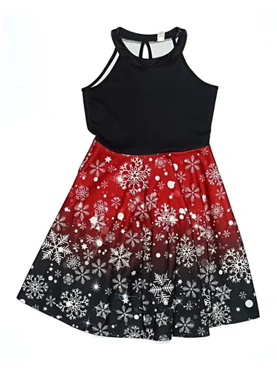 Pre-owned Assorted Brands Kids' Dress In Black