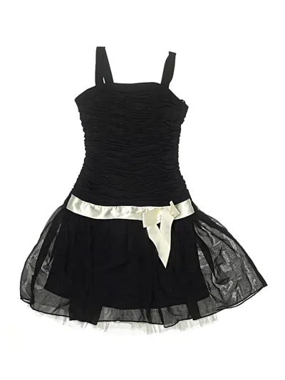 Pre-owned Assorted Brands Kids' Dress In Black