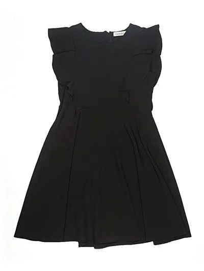 Pre-owned Assorted Brands Kids' Dress In Black