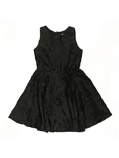 Pre-owned Assorted Brands Kids' Dress In Black