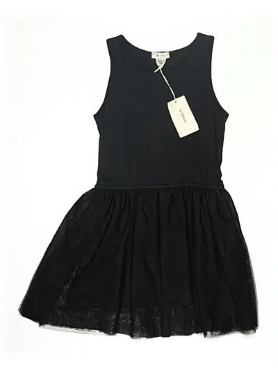 Pre-owned Assorted Brands Kids' Dress In Black