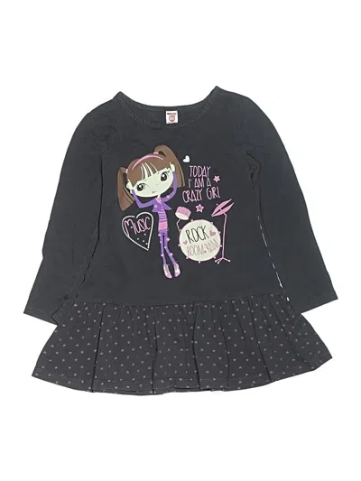 Pre-owned Assorted Brands Kids' Dress In Black