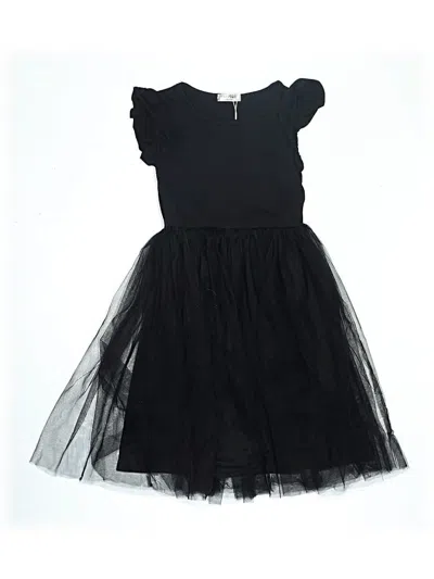 Pre-owned Assorted Brands Kids' Dress In Black