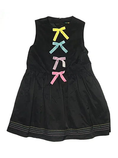 Pre-owned Assorted Brands Kids' Dress In Black
