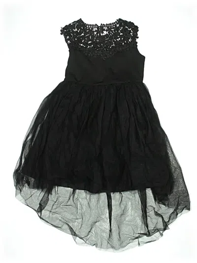 Pre-owned Assorted Brands Kids' Dress In Black