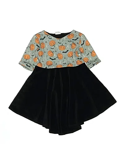 Pre-owned Assorted Brands Kids' Dress In Black