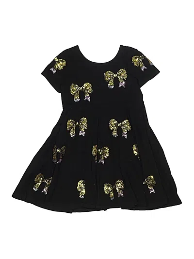 Pre-owned Assorted Brands Kids' Dress In Black