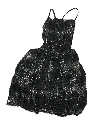 Pre-owned Assorted Brands Kids' Dress In Black